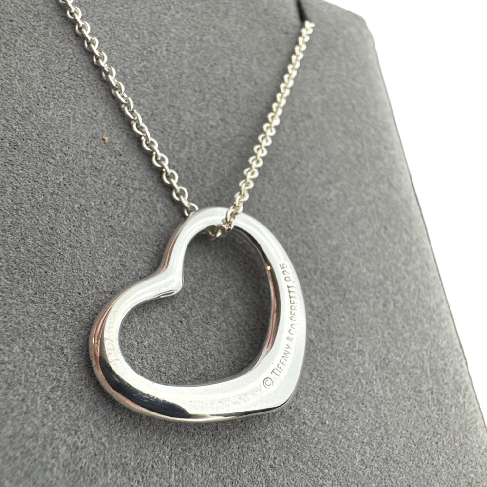 TIFFANY & CO Large Open Heart Necklace LHQ1567