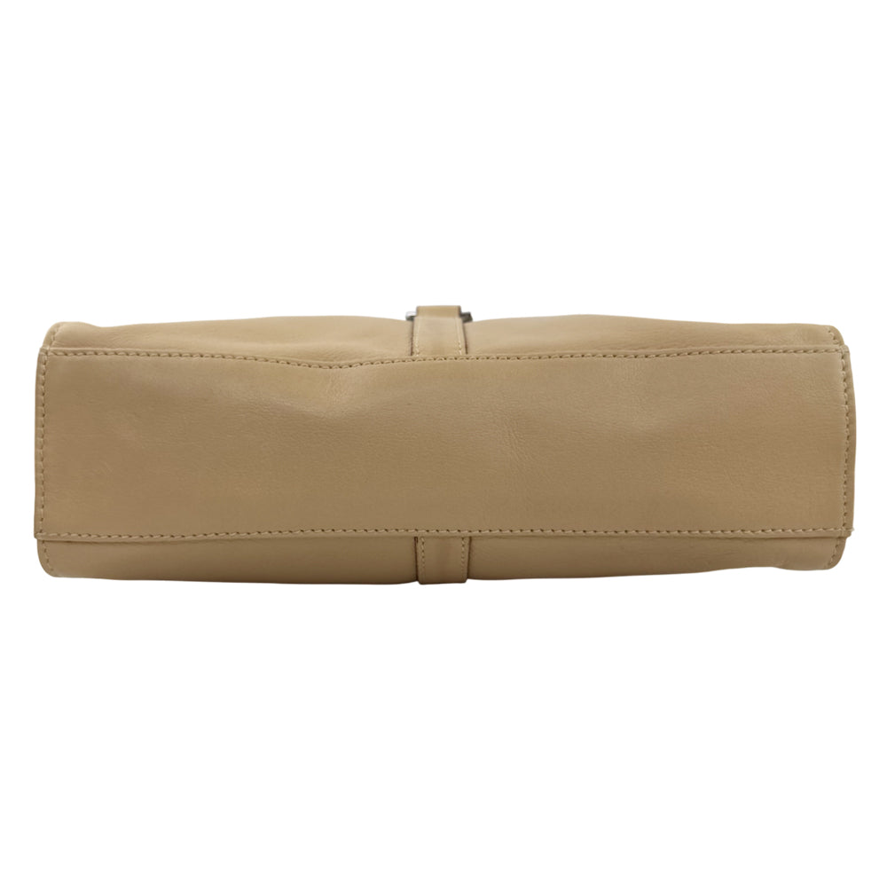 GUCCI GG Cream Leather Jackie Shoulder Bag LHQ1575