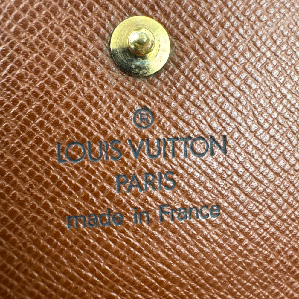 LOUIS VUITTON Monogram Porte Monnaie Wallet Purse LHQ1577