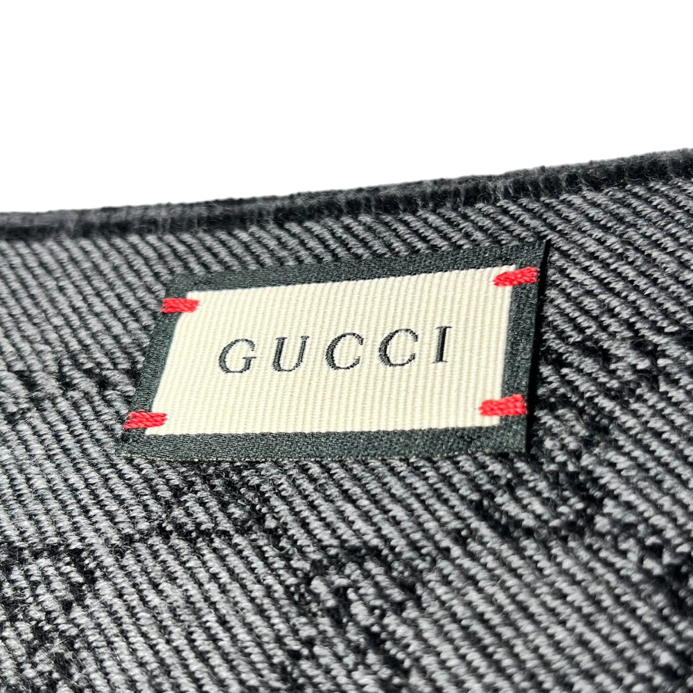 GUCCI GG-Schal Holzkohle LHQ158