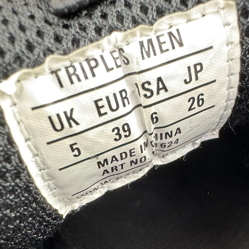 BALENCIAGA Triple S Black Trainers Size 5 UK LHQ1584