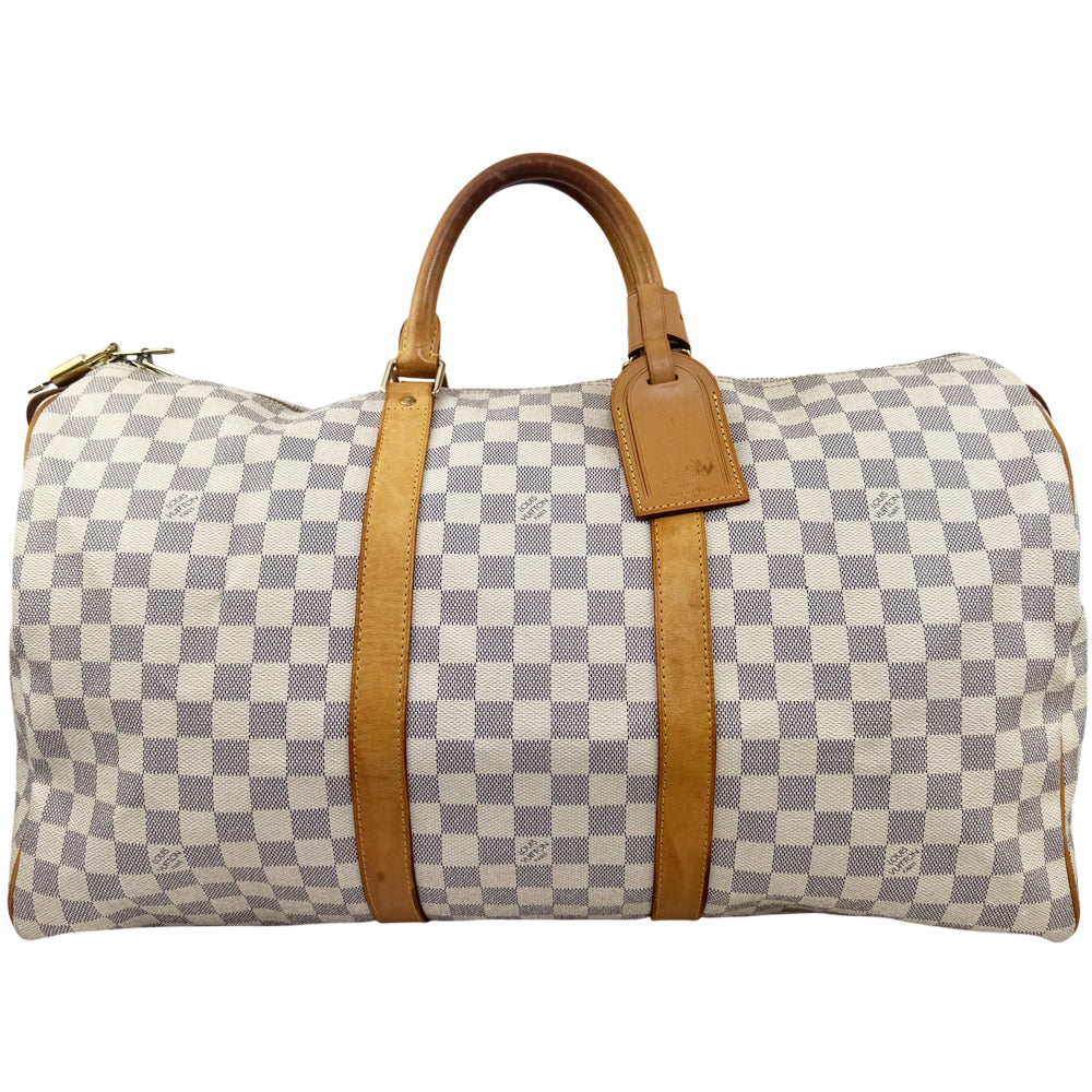 LOUIS VUITTON Keepall 50 Damier Azur LHQ1598