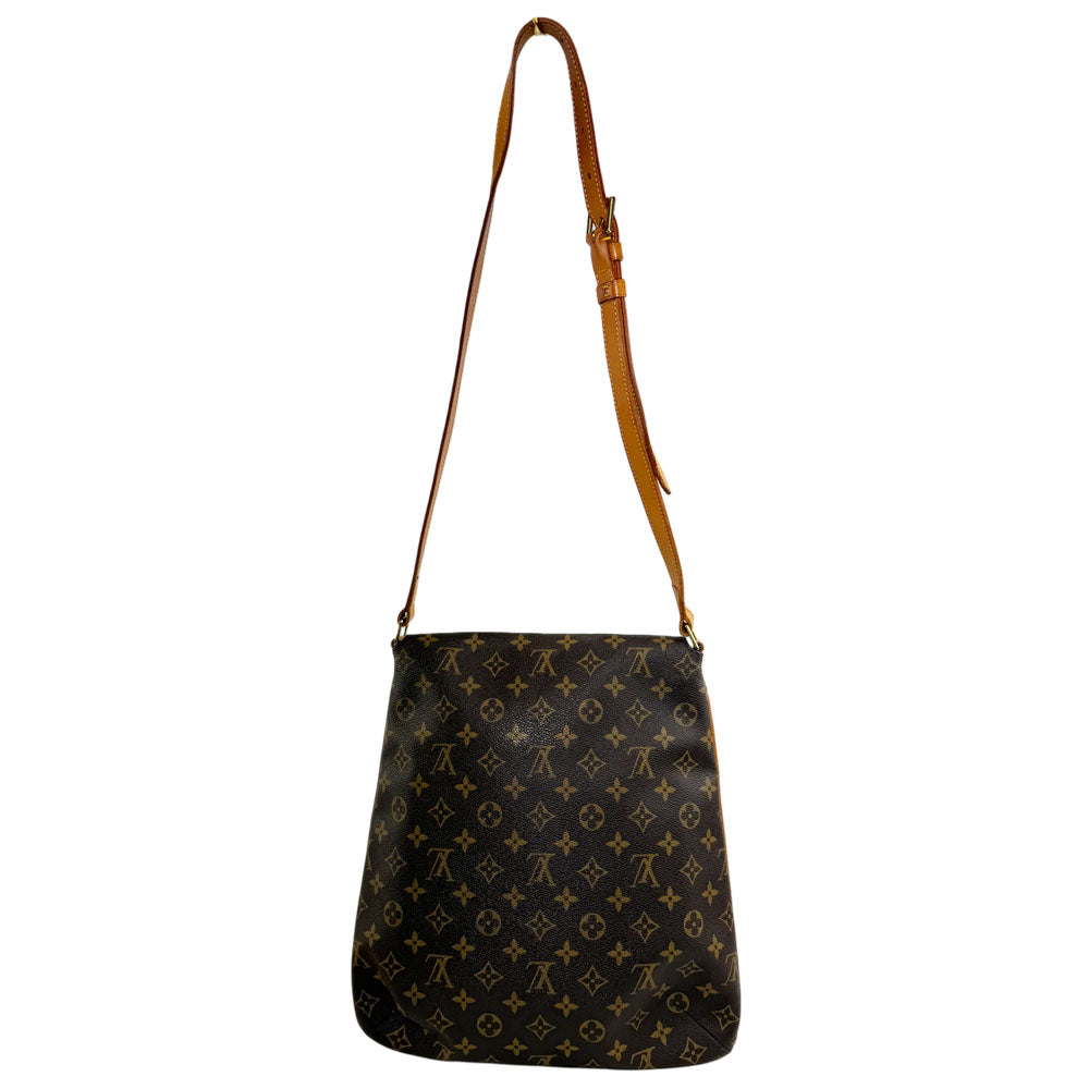 LOUIS VUITTON Musette Salsa GM Brown Monogram Shoulder Bag LHQ1599