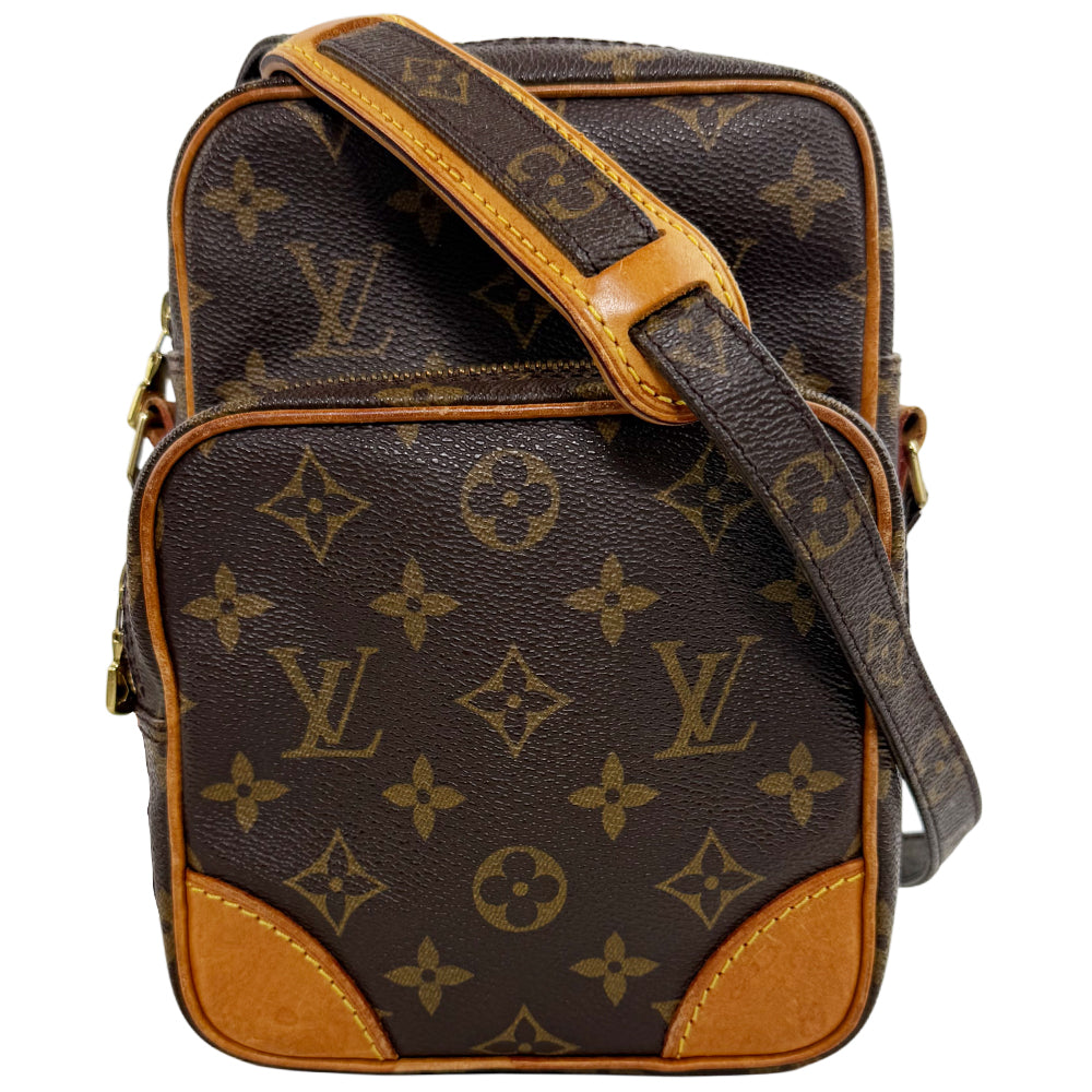 LOUIS VUITTON Amazon Brown Monogram Crossbody Shoulder Bag LHQ1600