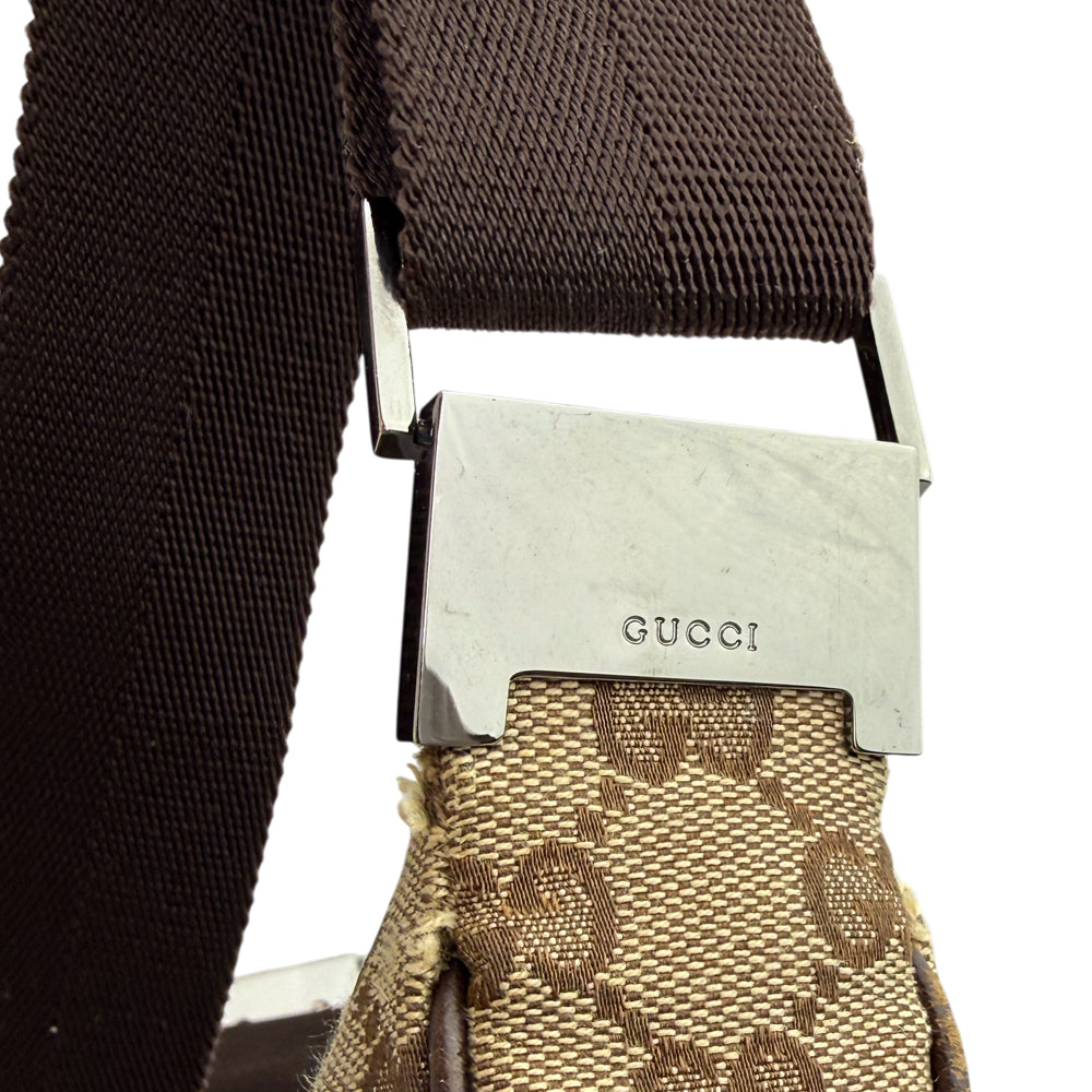 GUCCI GG Canvas Crossbody Shoulder Bag LHQ1601