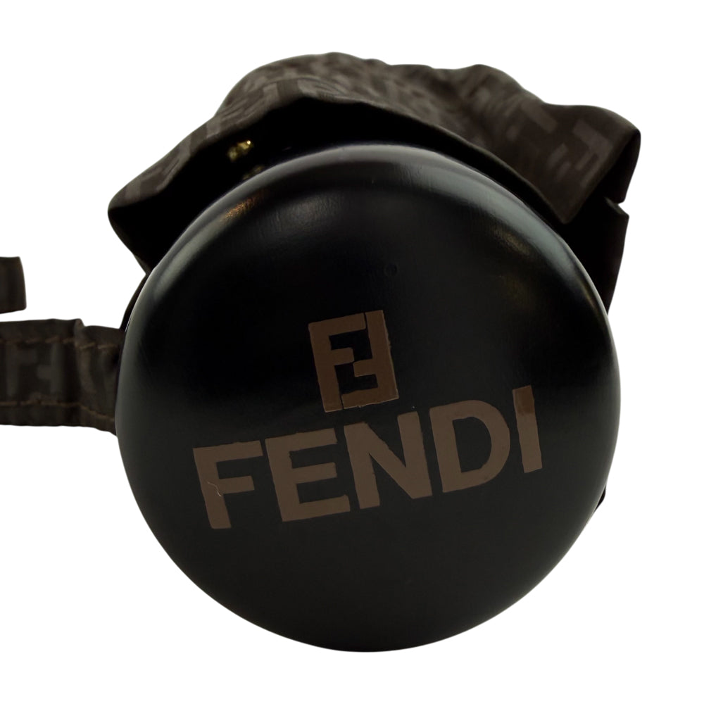 FENDI Zucca Brown Folding Umbrella LHQ1603
