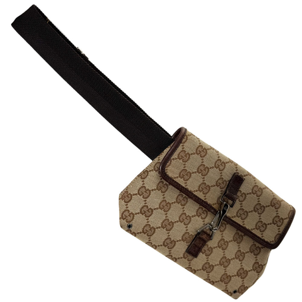 GUCCI GG Canvas Bum Bag LHQ1609