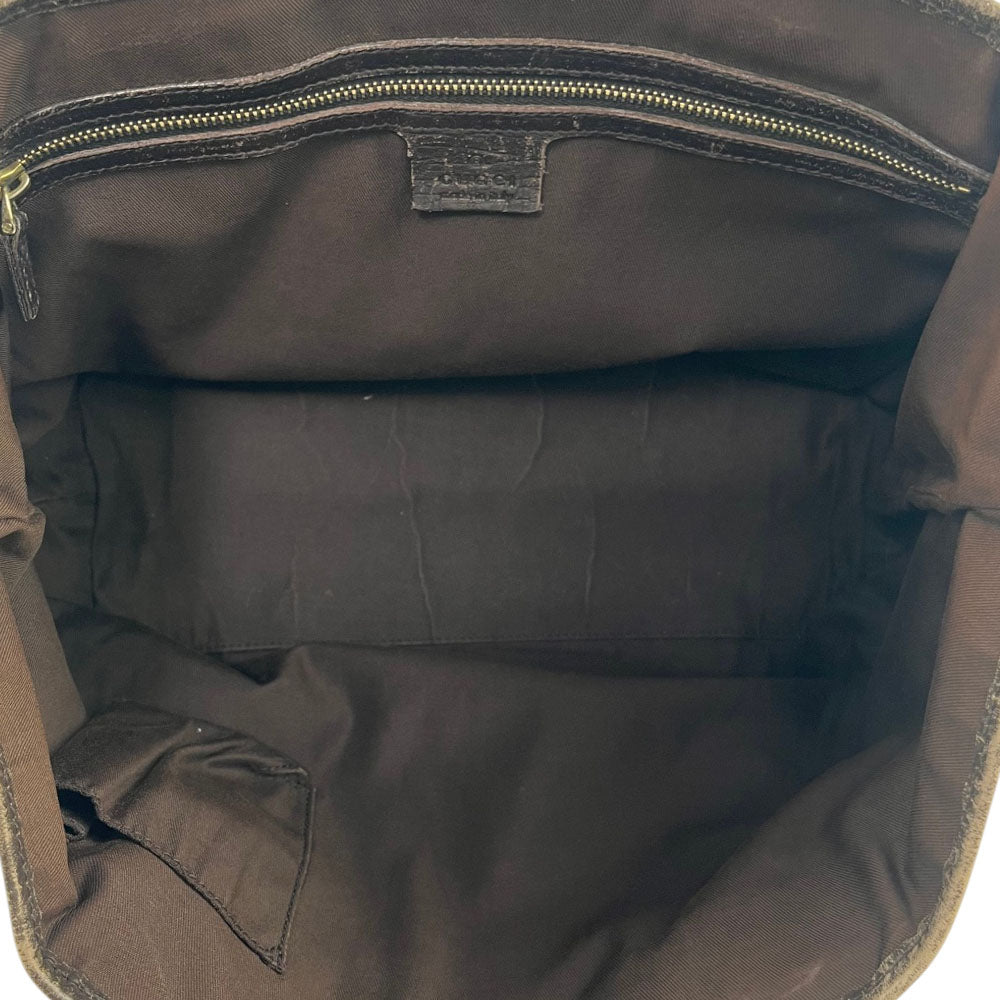 GUCCI GG Canvas Sherry Line Tote Bag LHQ1610