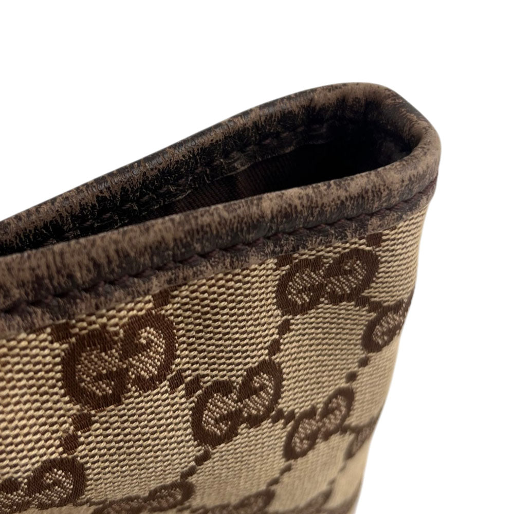 GUCCI GG Canvas Sherry Line Tote Bag LHQ1610