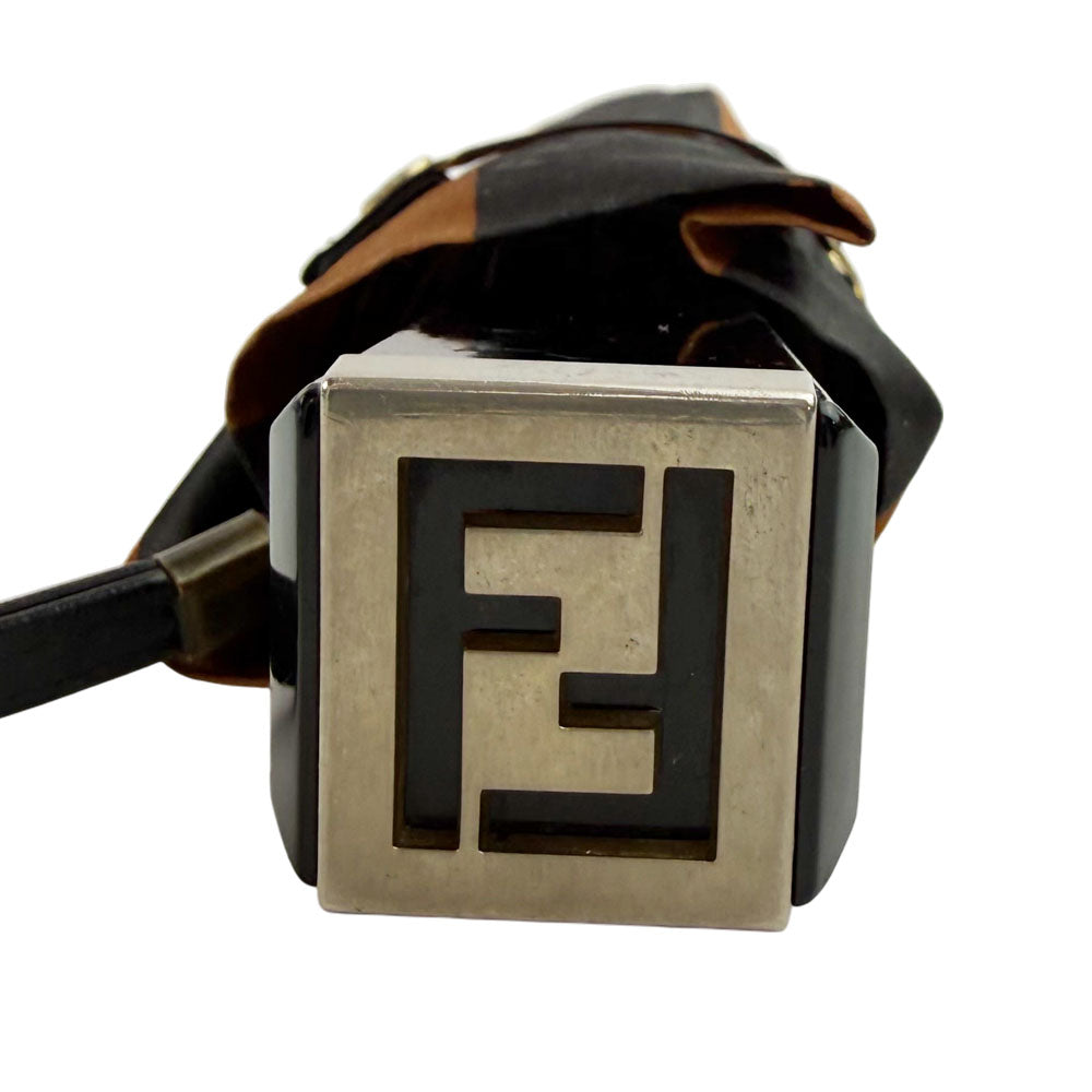 FENDI Pecan Automatic Folding Umbrella LHQ1613