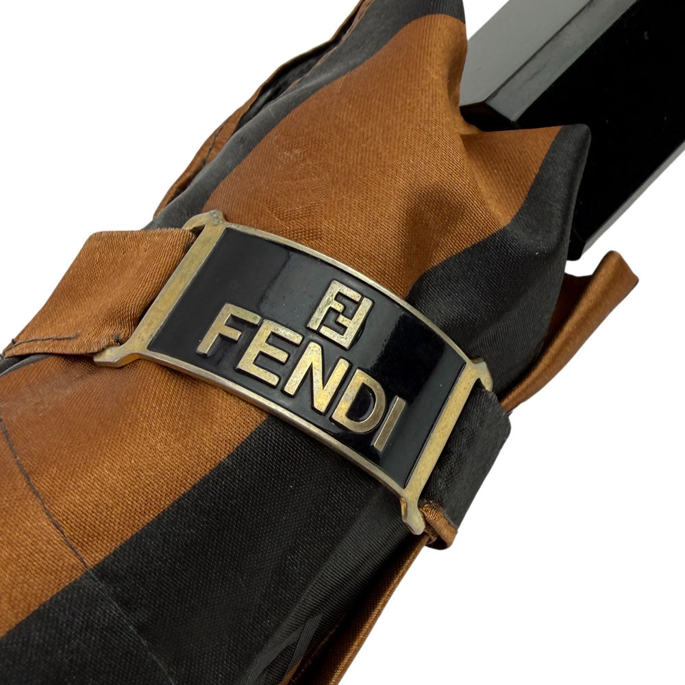 FENDI Pecan Automatic Folding Umbrella LHQ1613
