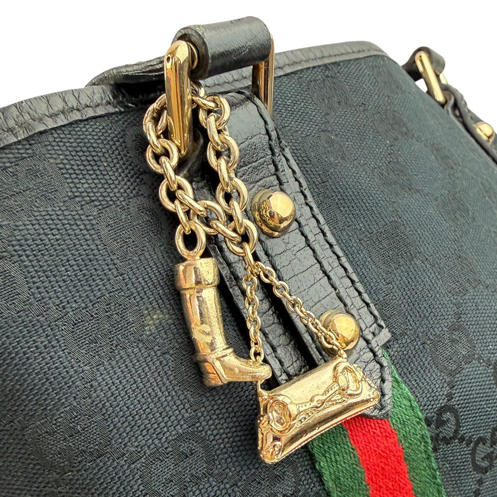 GUCCI GG Supreme Sherry Line Tote Shoulder Bag LHQ1630