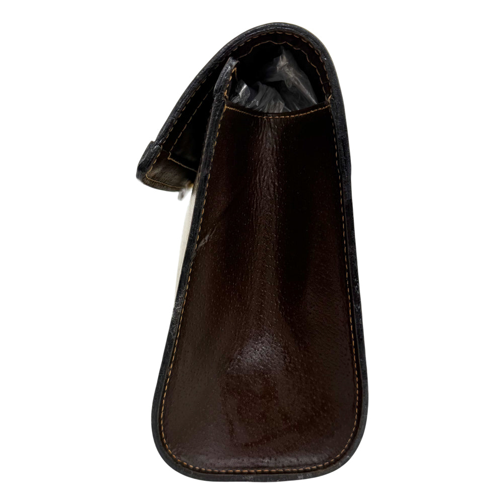 GUCCI GG Supreme Sherry Line Clutch Bag LHQ1633