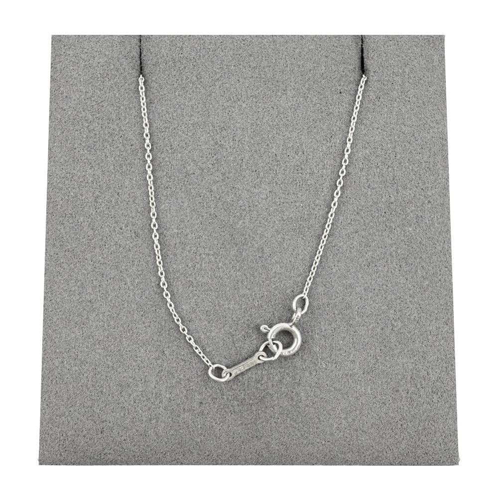 TIFFANY & CO Heart Stencil Silver Necklace LHQ1642