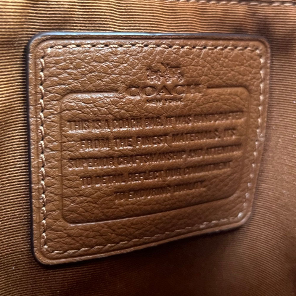 COACH Brown Leather Shoulder Bag LHQ1644