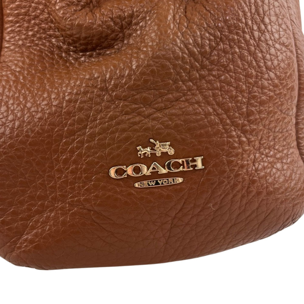 COACH Brown Leather Shoulder Bag LHQ1644