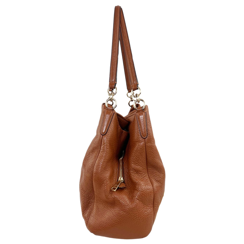 COACH Brown Leather Shoulder Bag LHQ1644