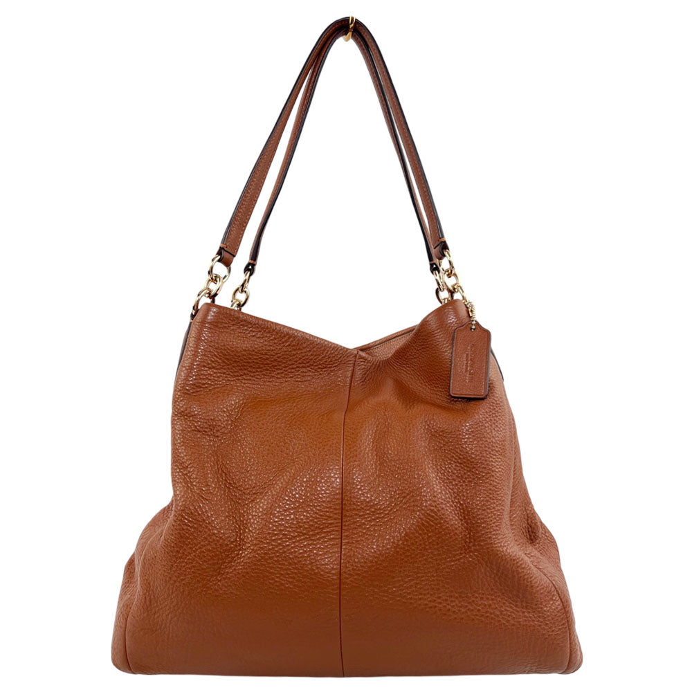 COACH Brown Leather Shoulder Bag LHQ1644
