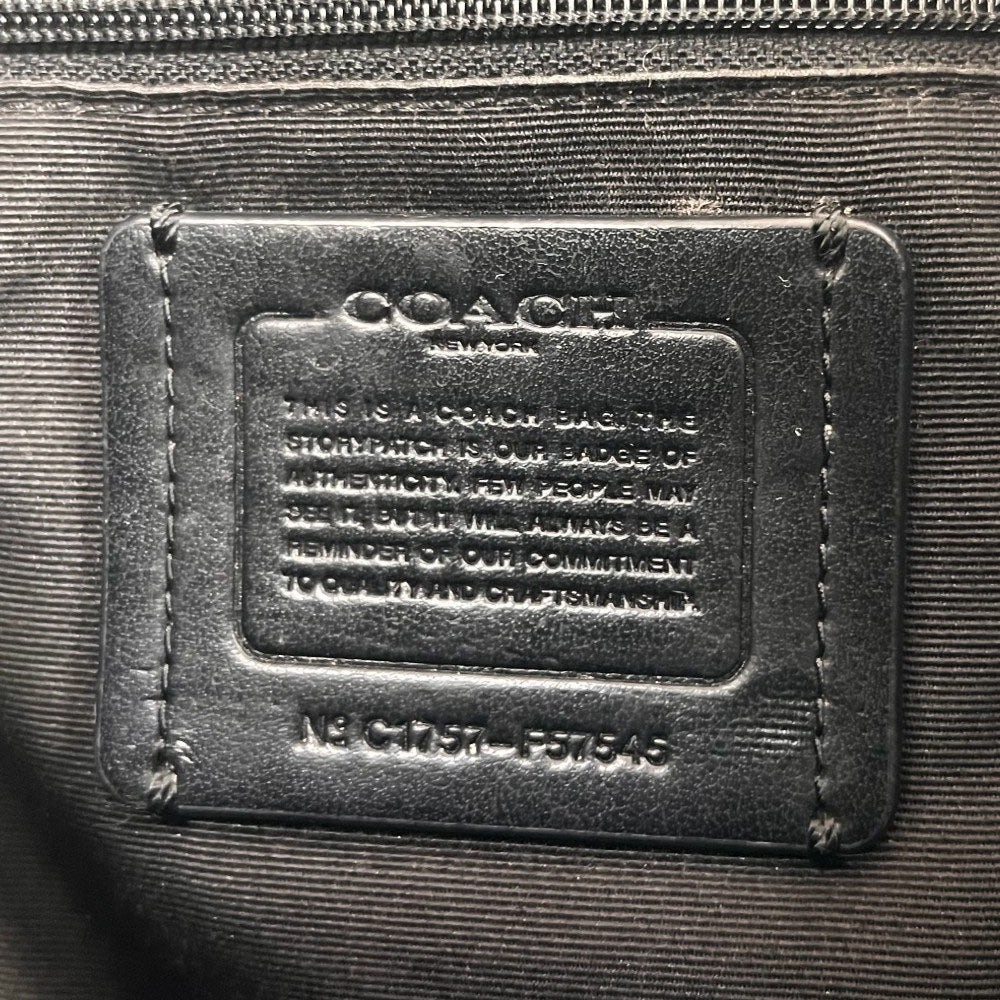 COACH Black Leather Shoulder Bag LHQ1645