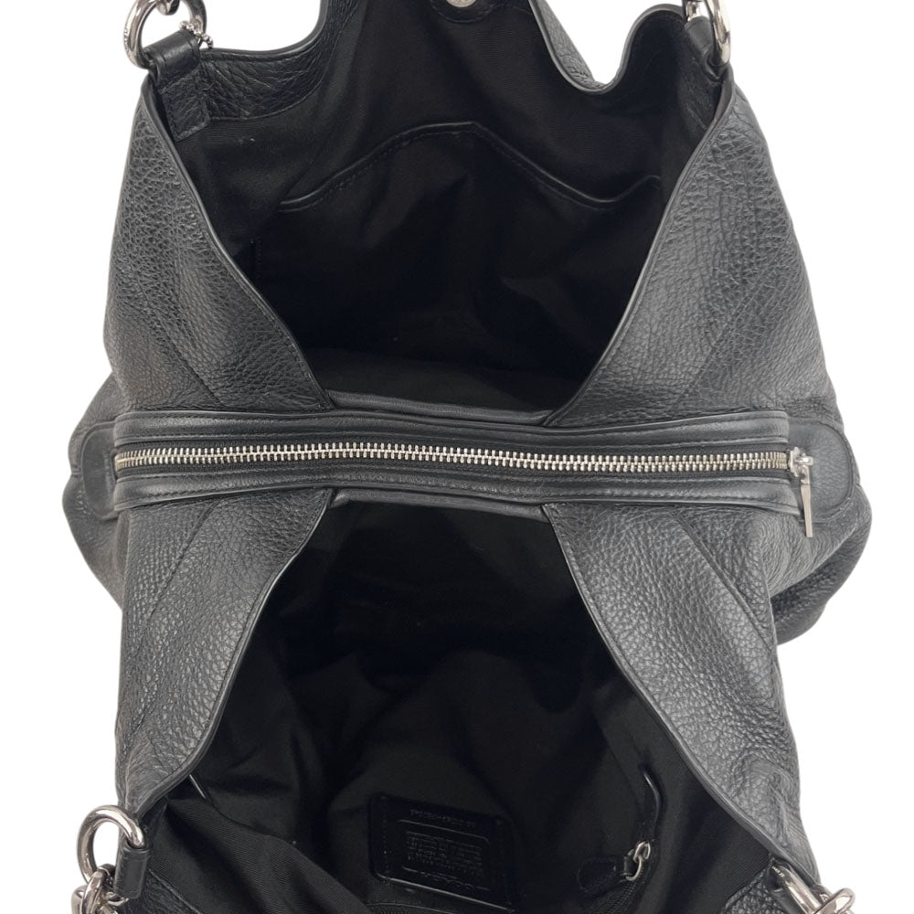 COACH Black Leather Shoulder Bag LHQ1645