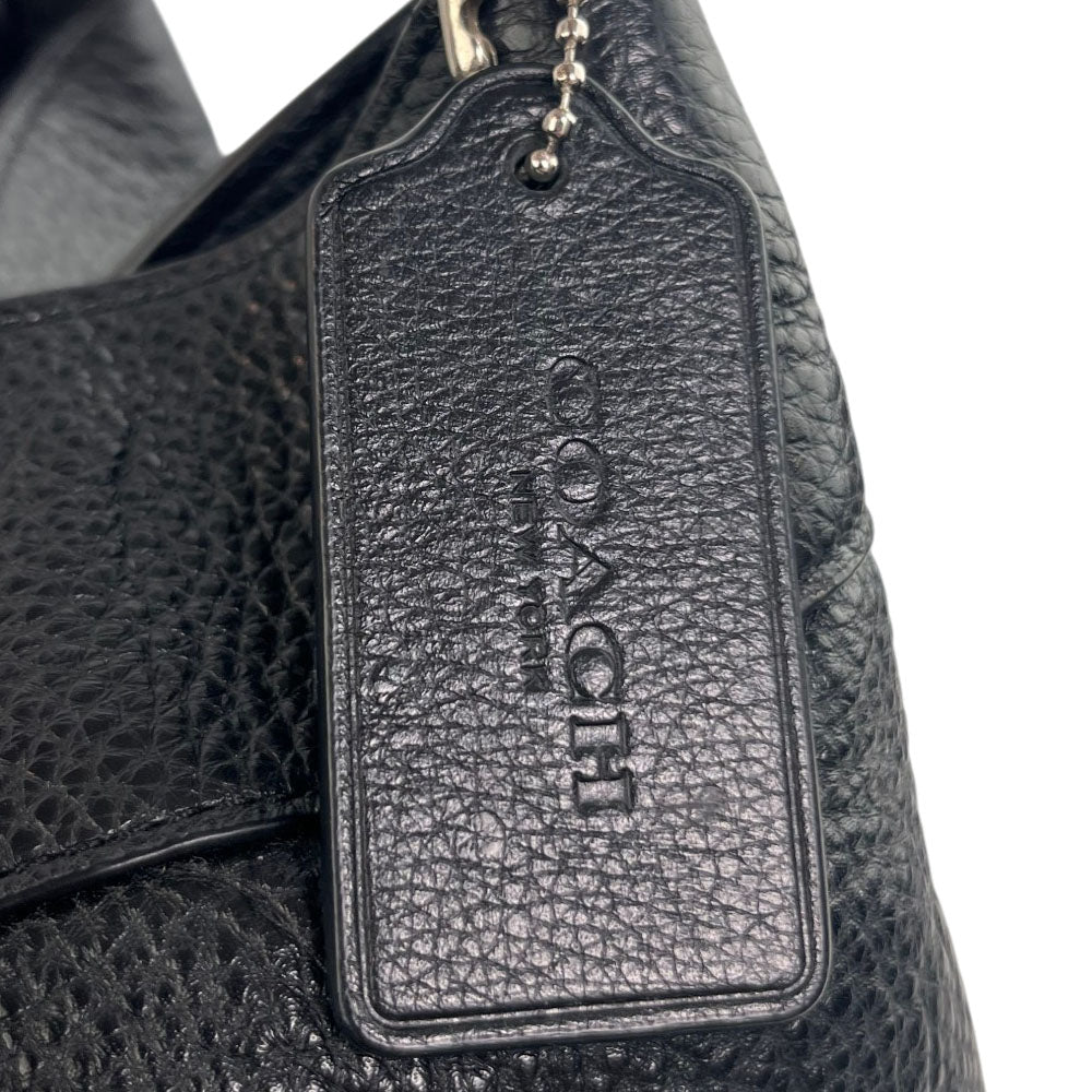 COACH Black Leather Shoulder Bag LHQ1645