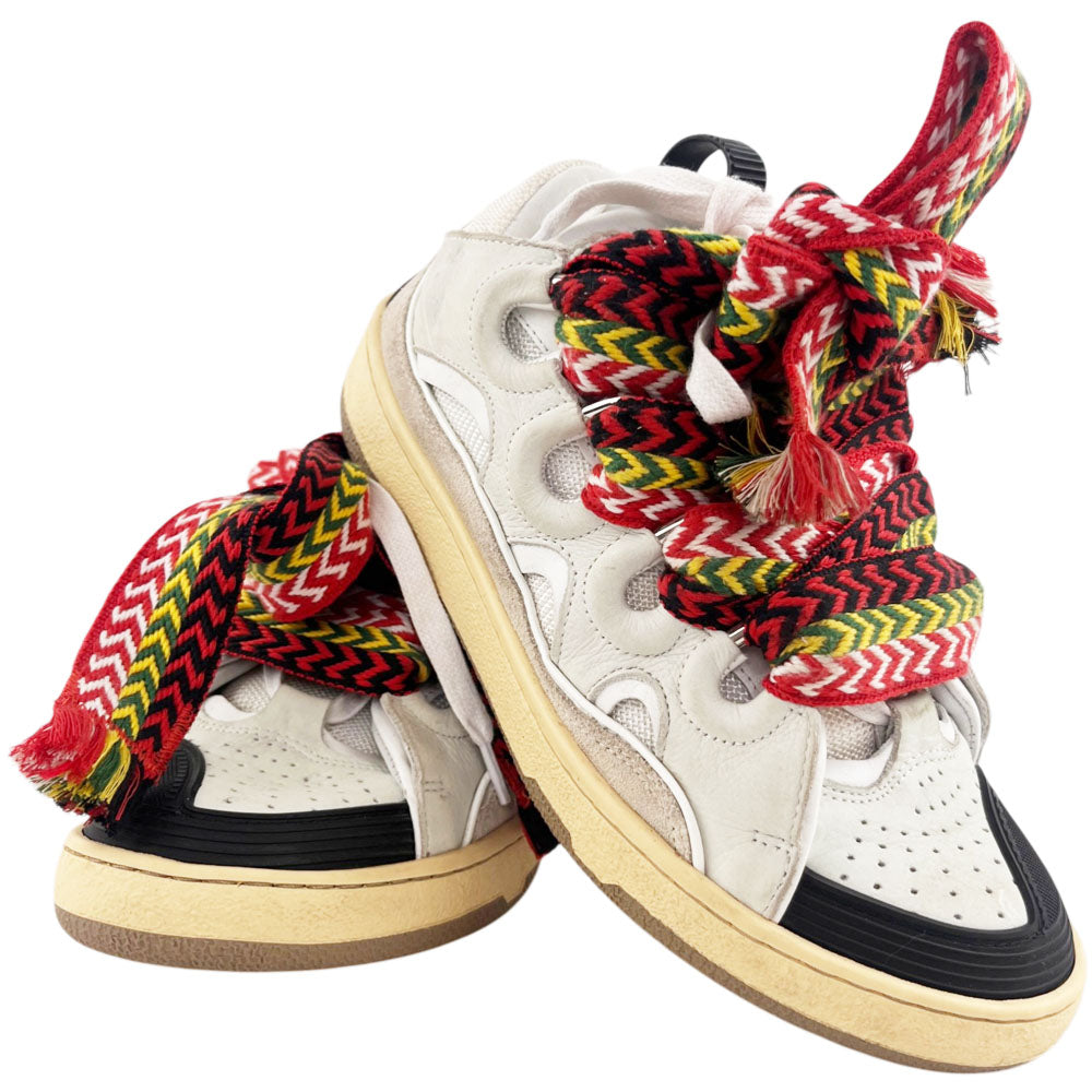 LANVIN Curb Sneakers Size 4 UK LHQ1646