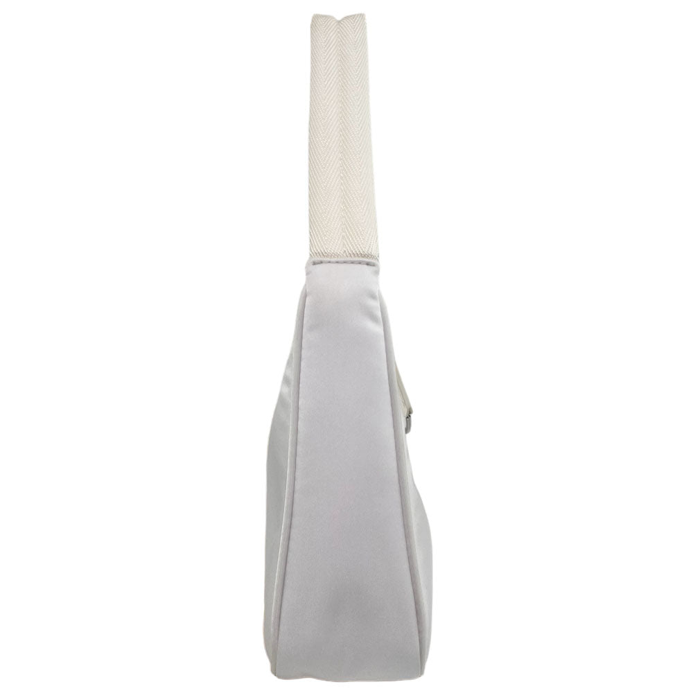 PRADA Re-Edition 2000 White Nylon Shoulder Handbag LHQ1649