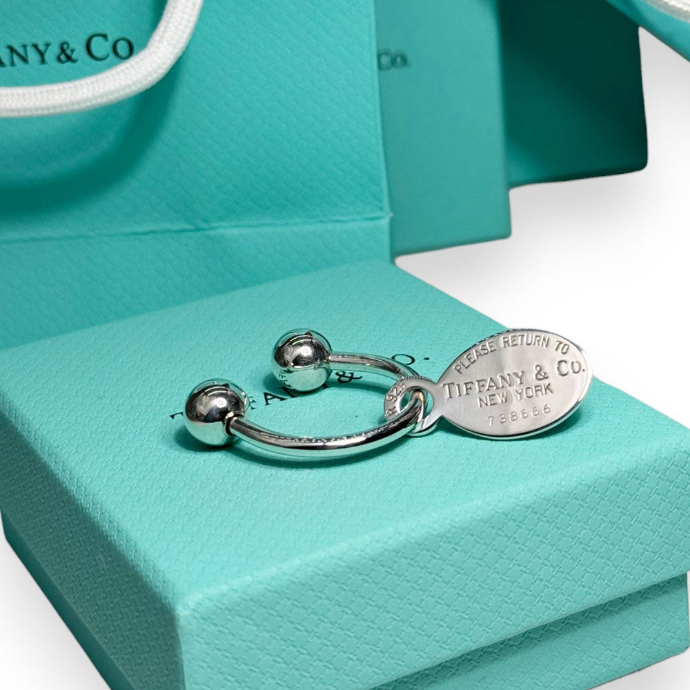 TIFFANY & Co. Portachiavi ovale Argento LHQ165