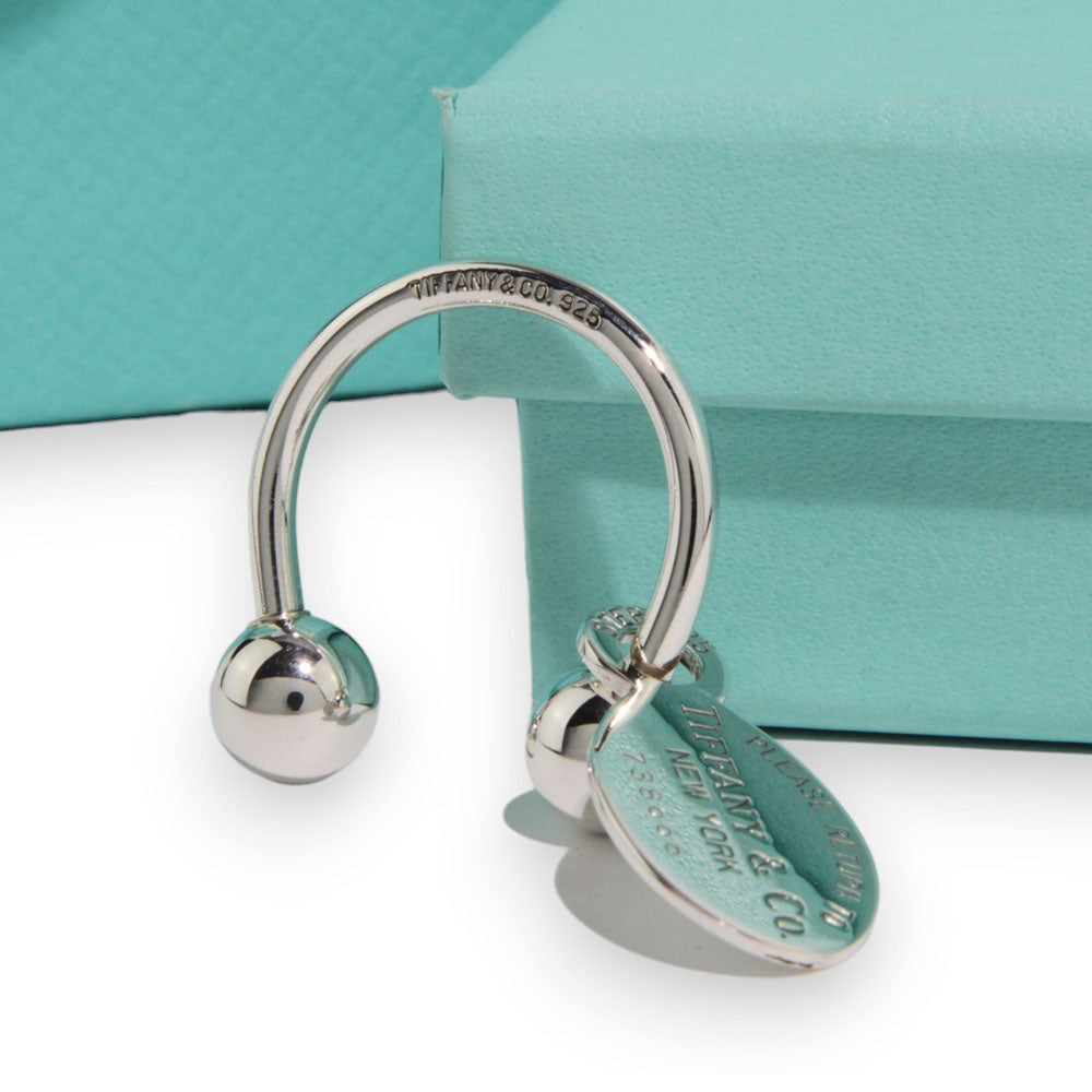 TIFFANY & Co. Porte-clés ovale Argent LHQ165