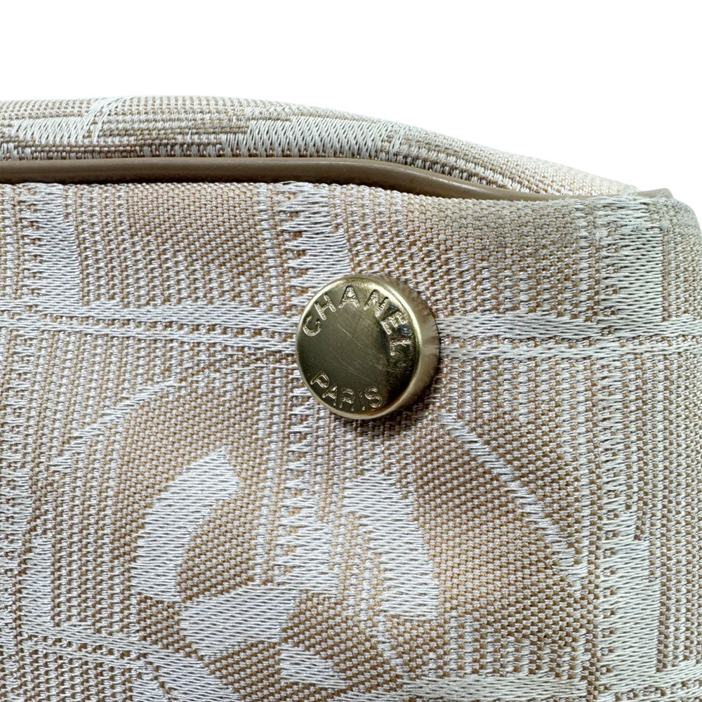 CHANEL Nude Pink New Travel Line Tote Shoulder Bag LHQ1655