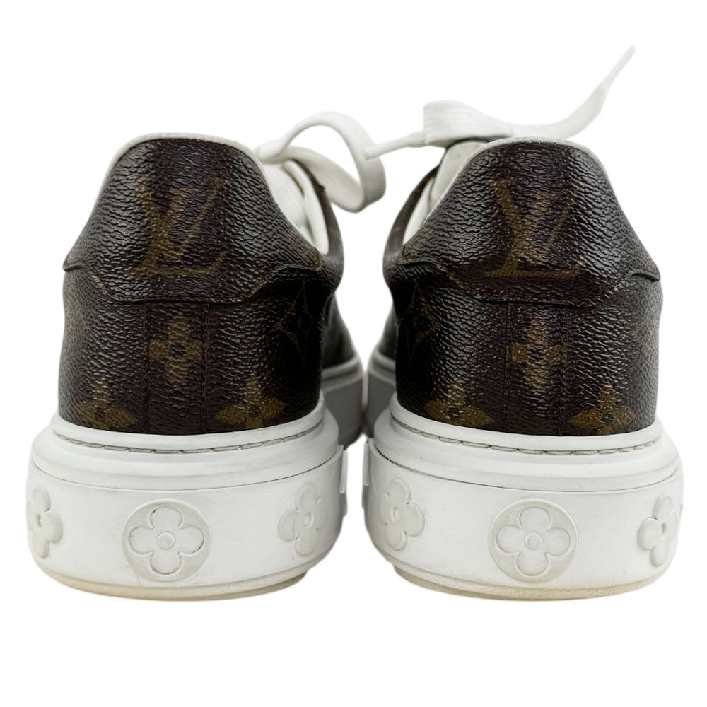 LOUIS VUITTON Monogram Time Out Trainers Size 5 UK LHQ1659