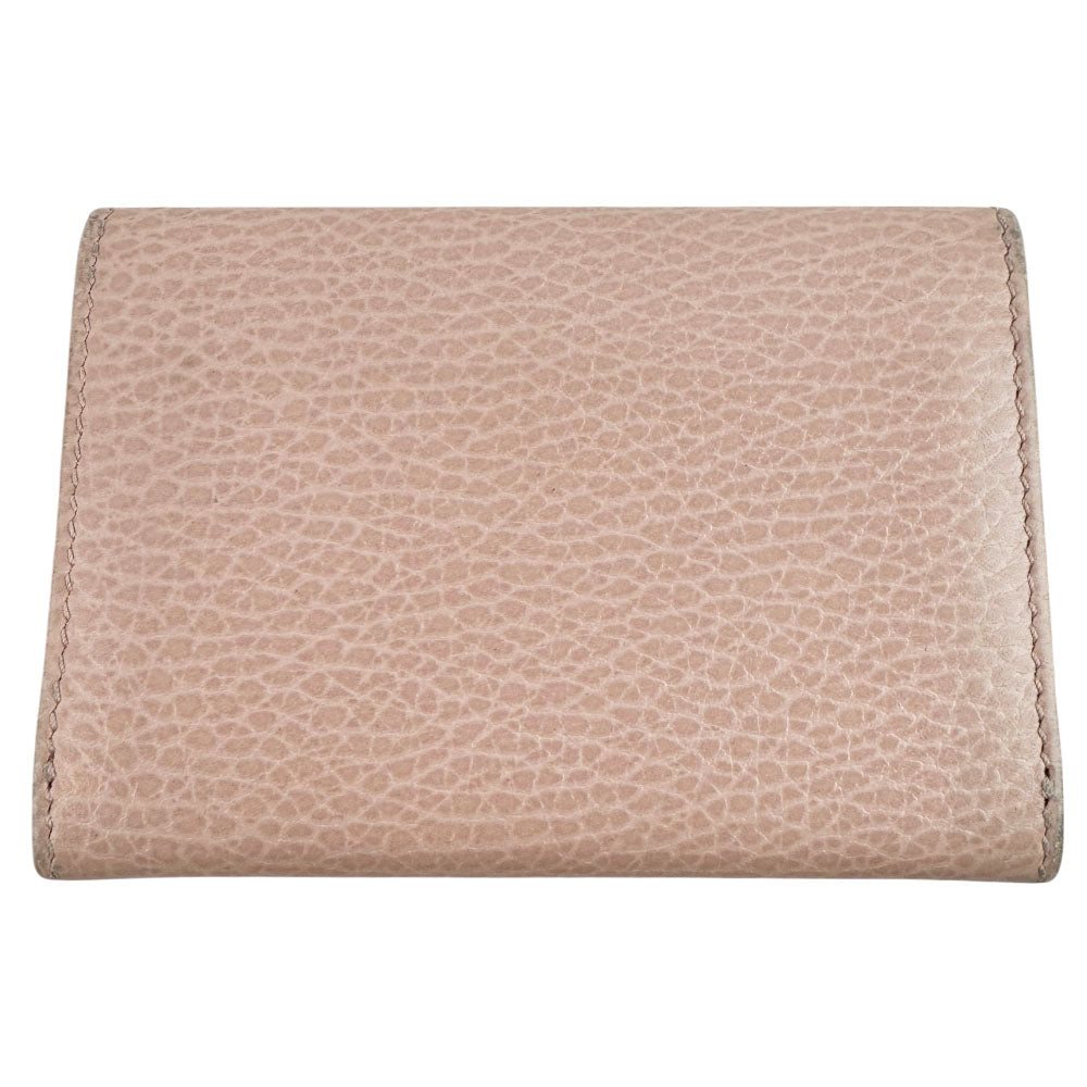 GUCCI Marmont Pink Leather Card Case LHQ1662