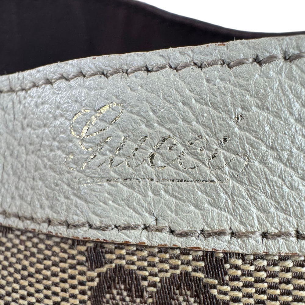 GUCCI GG Canvas Abbey Shoulder Tote Bag LHQ1666