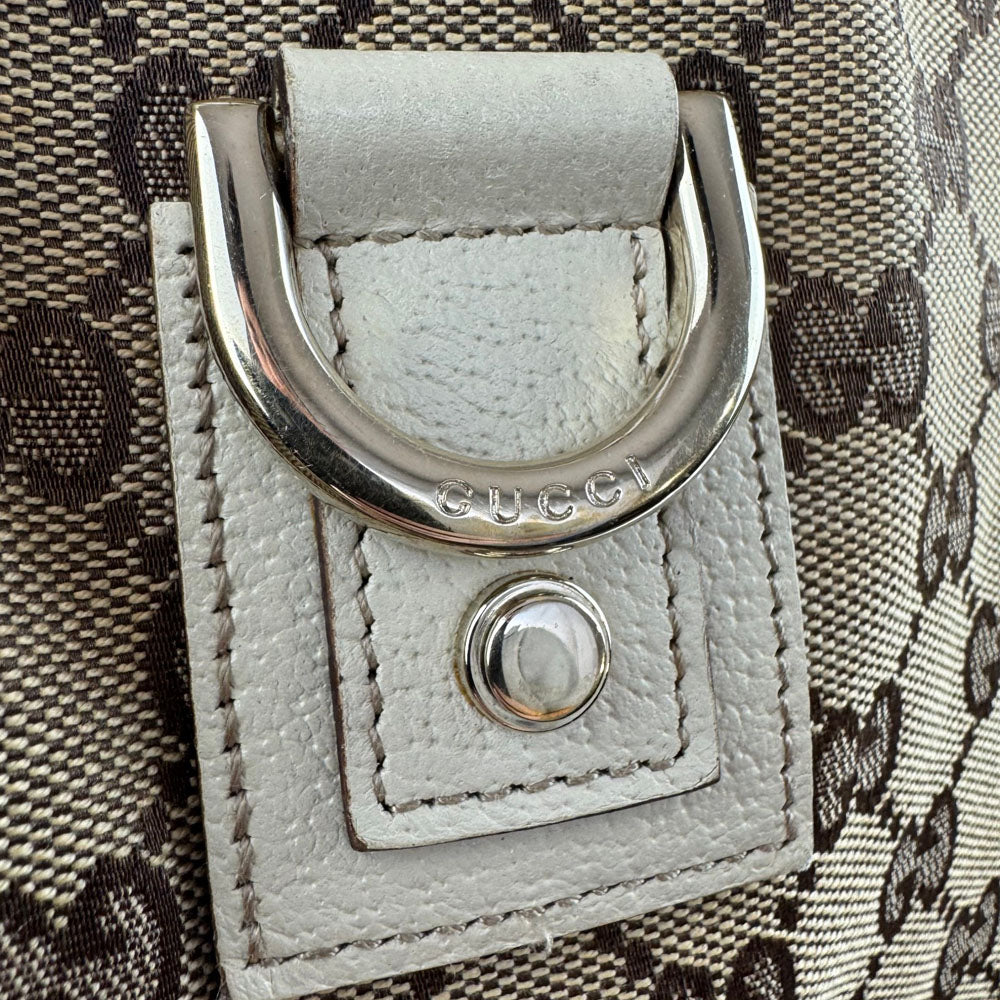 GUCCI GG Canvas Abbey Shoulder Tote Bag LHQ1666
