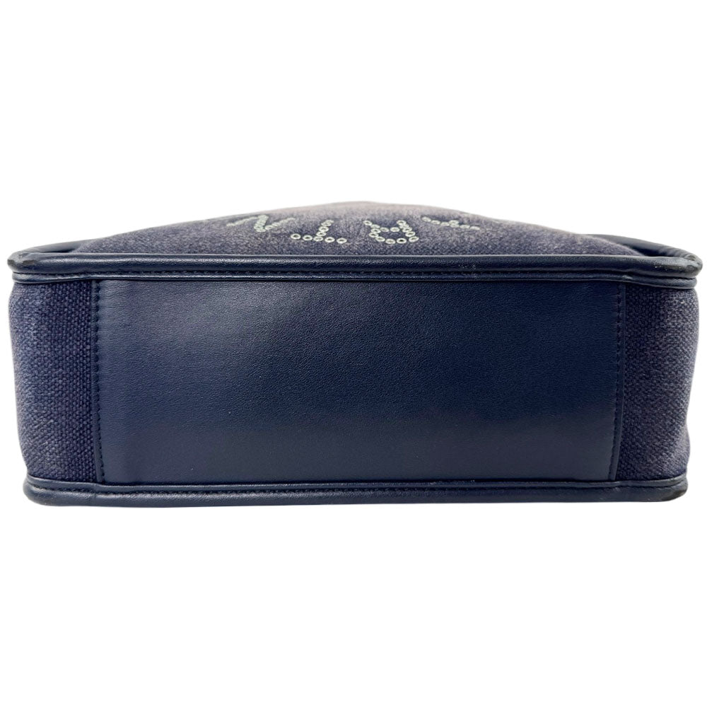 STELLA McCARTNEY Mini Blue Denim Logo Crossbody Shoulder Bag LHQ1669