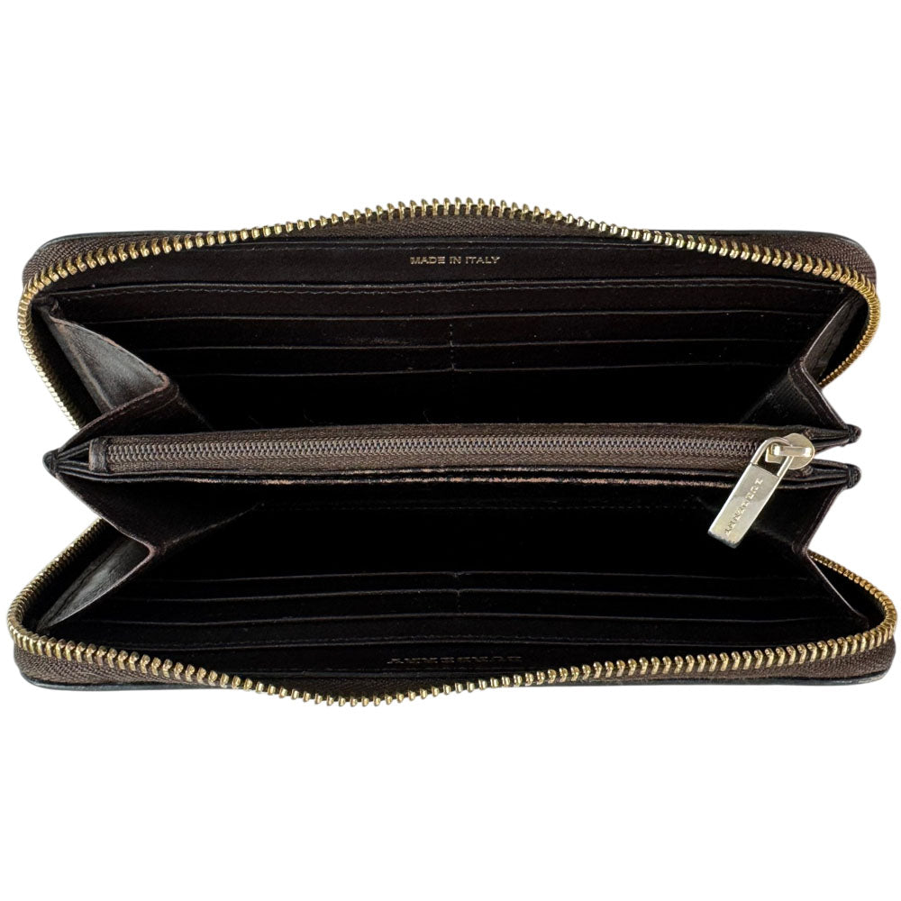 BURBERRY Haymarket Nova Check Zip-around Purse Wallet LHQ1671