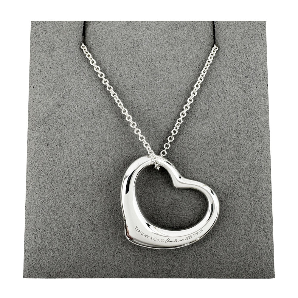 TIFFANY & CO Large Open Heart Necklace LHQ1681