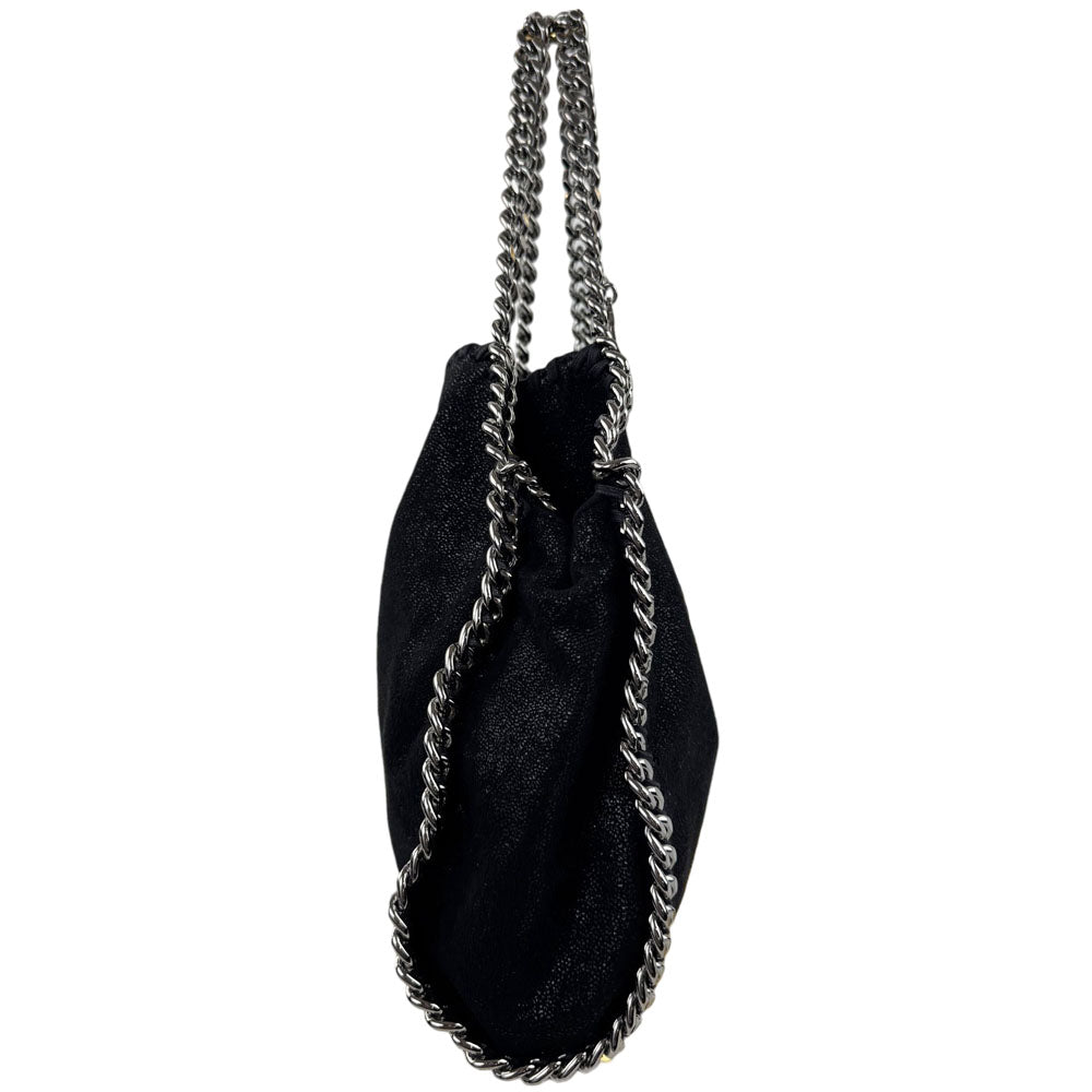 STELLA McCARTNEY Falabella Black Chain Shoulder Bag LHQ1686
