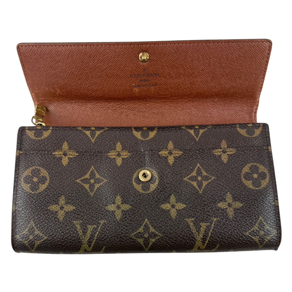 LOUIS VUITTON Monogram Sarah Long Purse LHQ1690