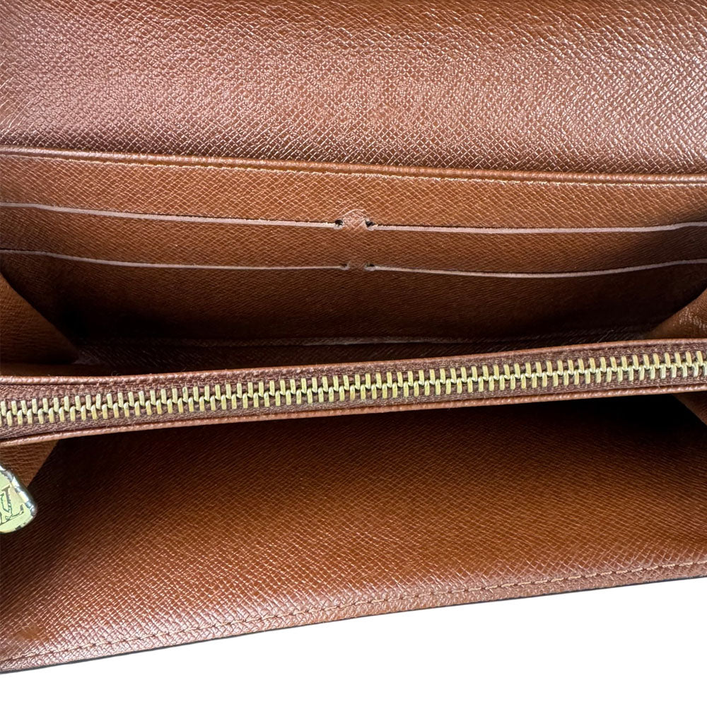 LOUIS VUITTON Monogram Sarah Long Purse LHQ1690