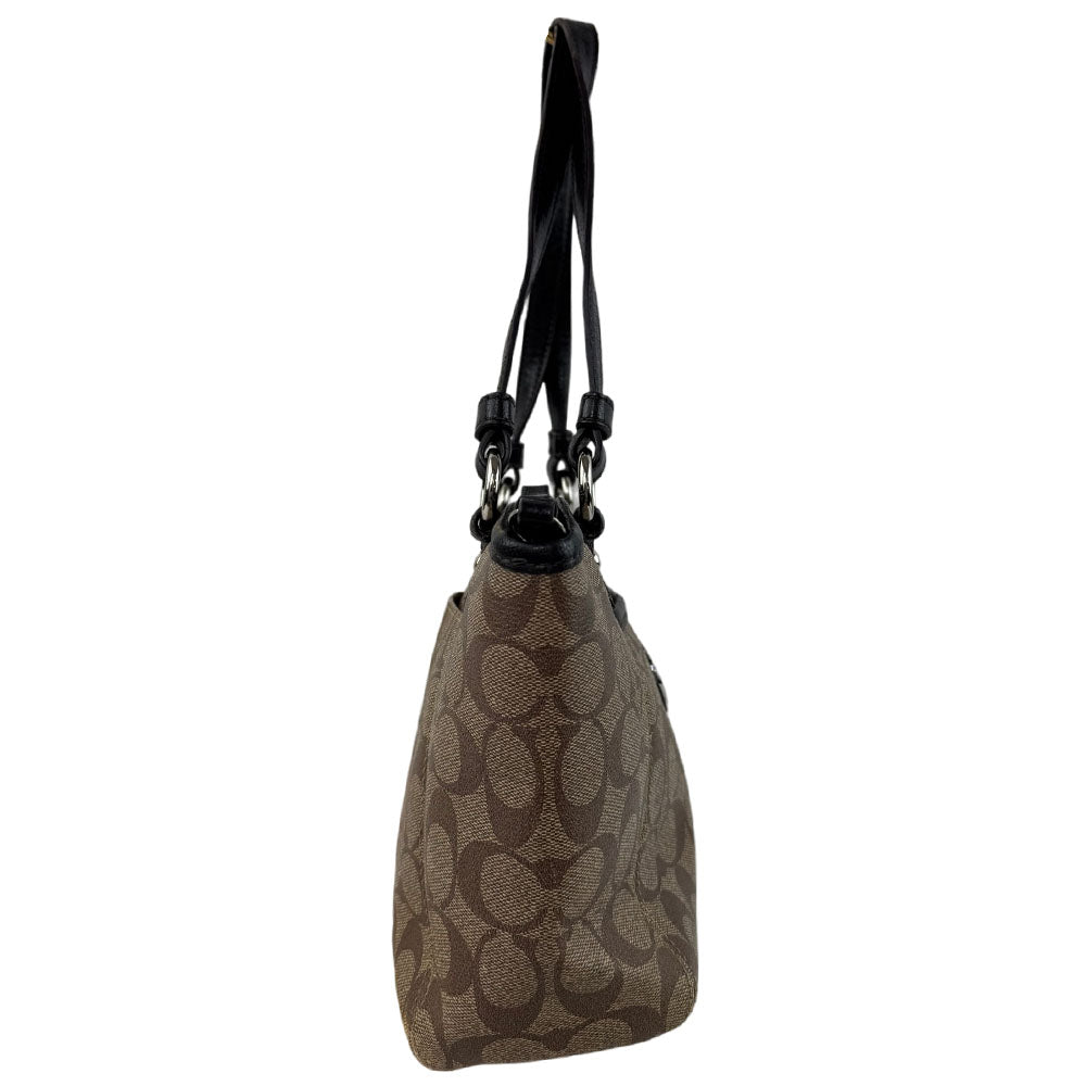 COACH Brown Signature Mira Shoulder Bag LHQ1694