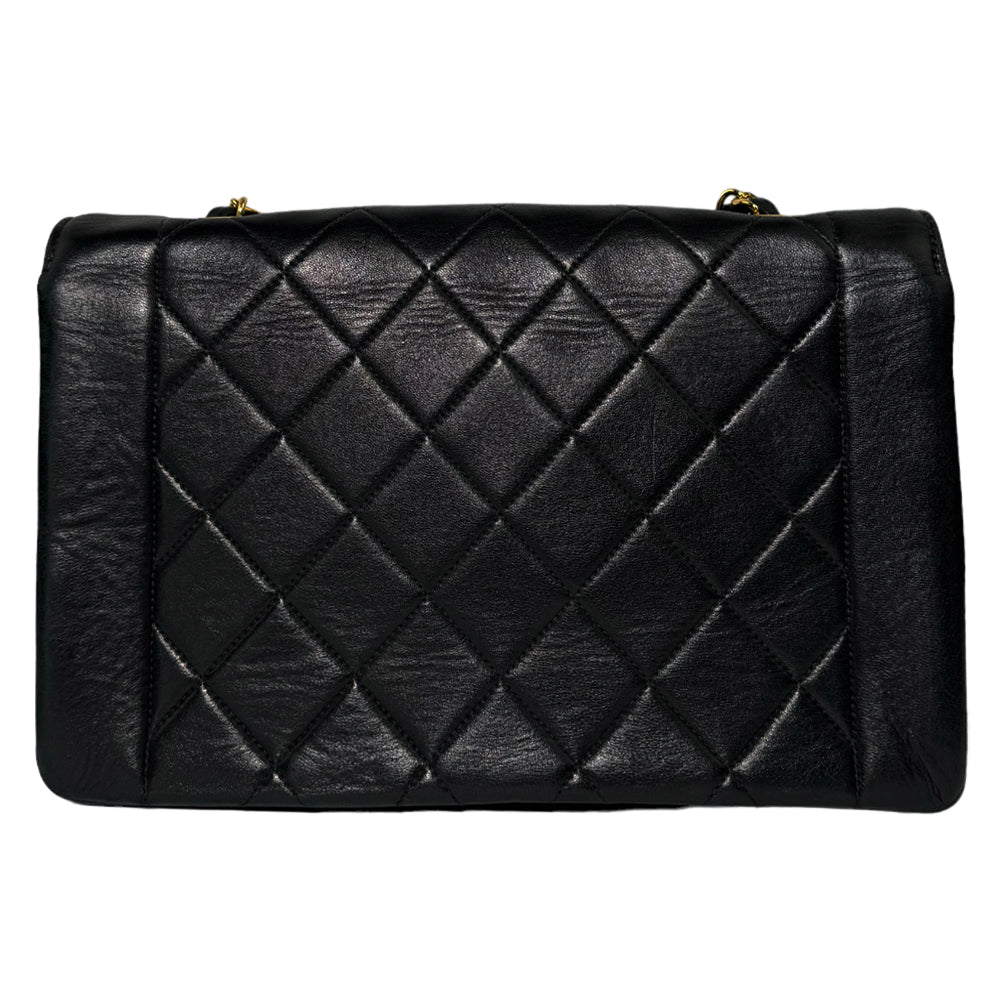 CHANEL Pelle d'agnello matelasse Diana 24 S Flap LHQ171