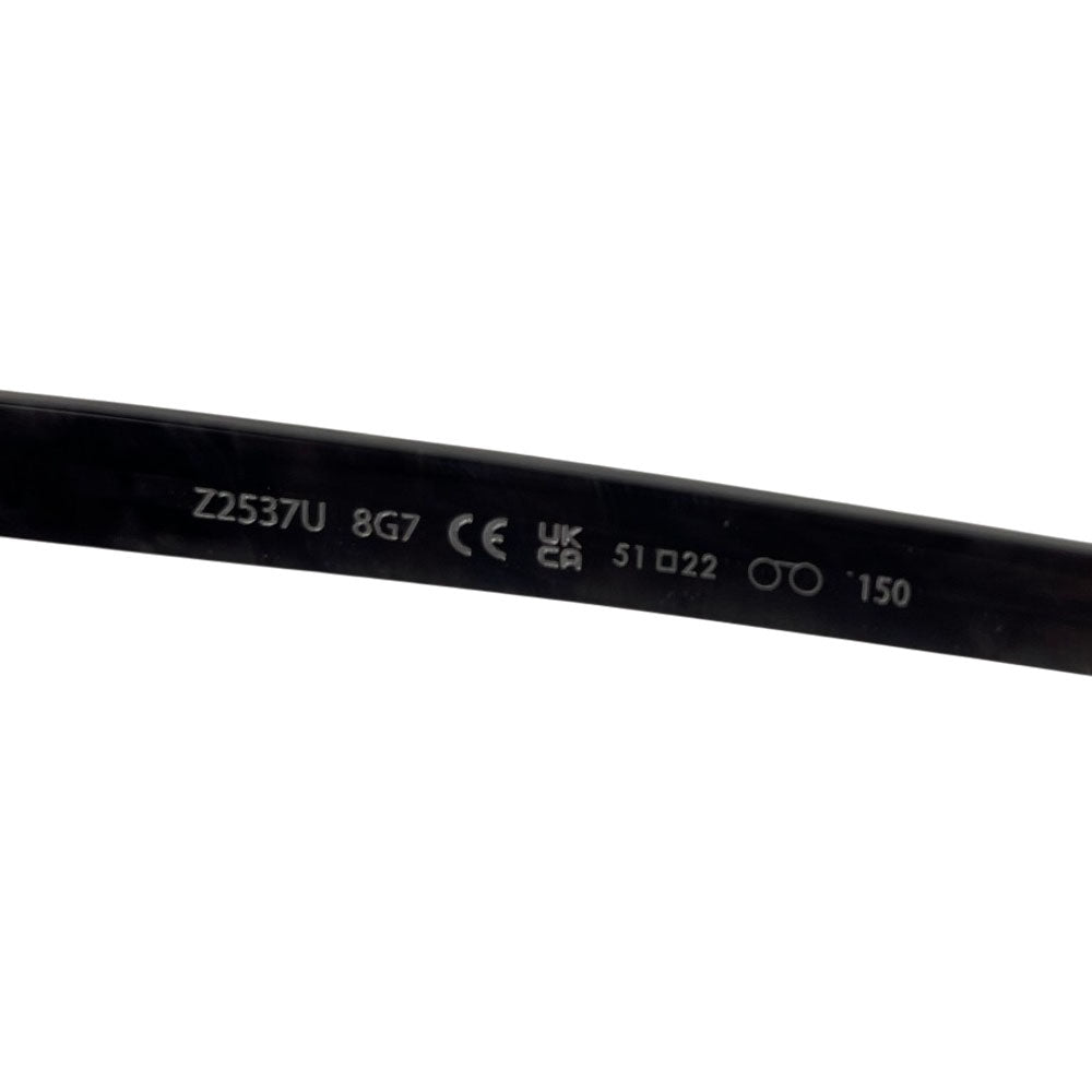 LOUIS VUITTON Marbled Round Black Lens Sunglasses LHQ1716