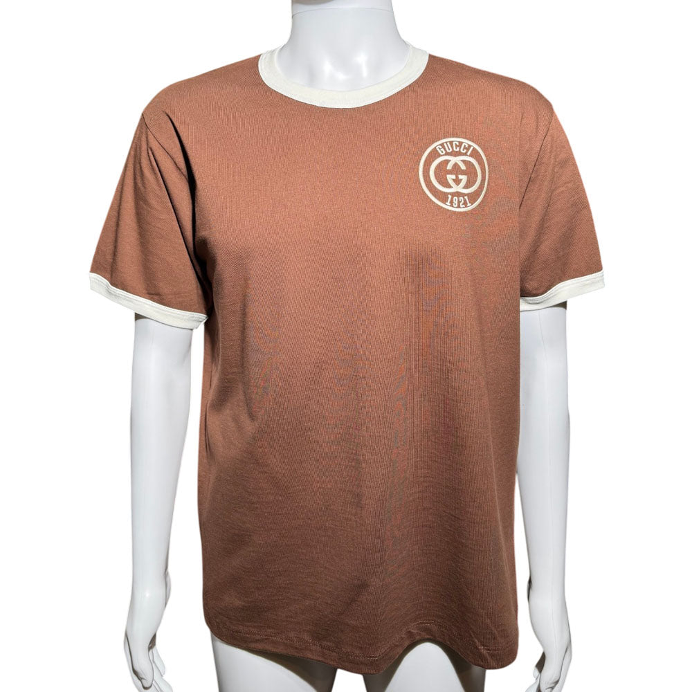 GUCCI Brown GG T-Shirt Size M LHQ1719