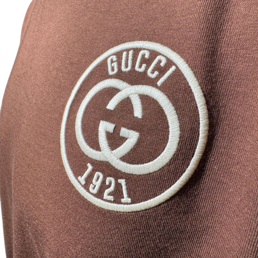 GUCCI Brown GG T-Shirt Size M LHQ1719