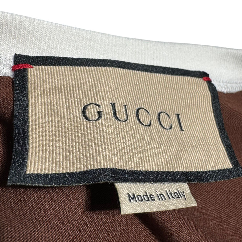 GUCCI Brown GG T-Shirt Size M LHQ1719