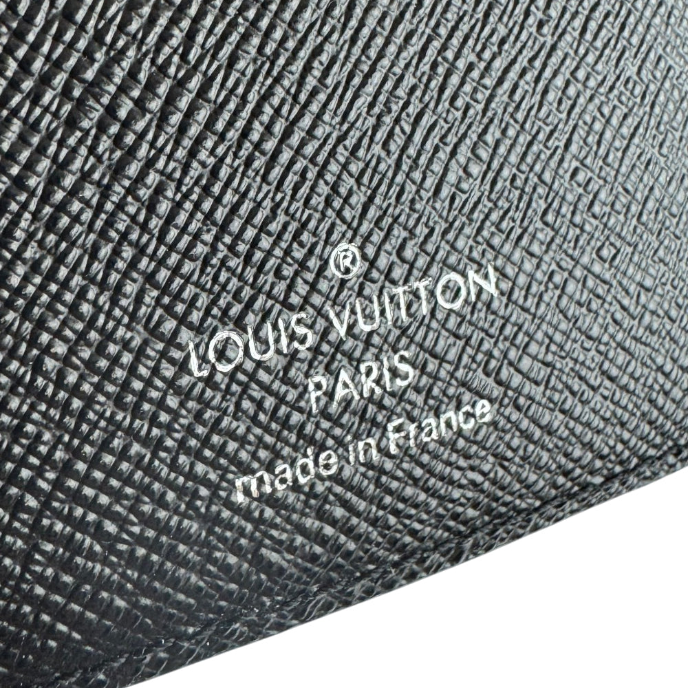 LOUIS VUITTON Black Epi Compact Twist Purse Wallet LHQ1738