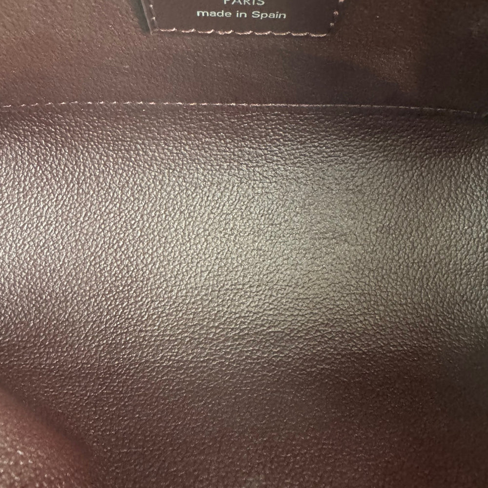LOUIS VUITTON Burgundy Epi Leather Cosmetic Pouch PM LHQ1745