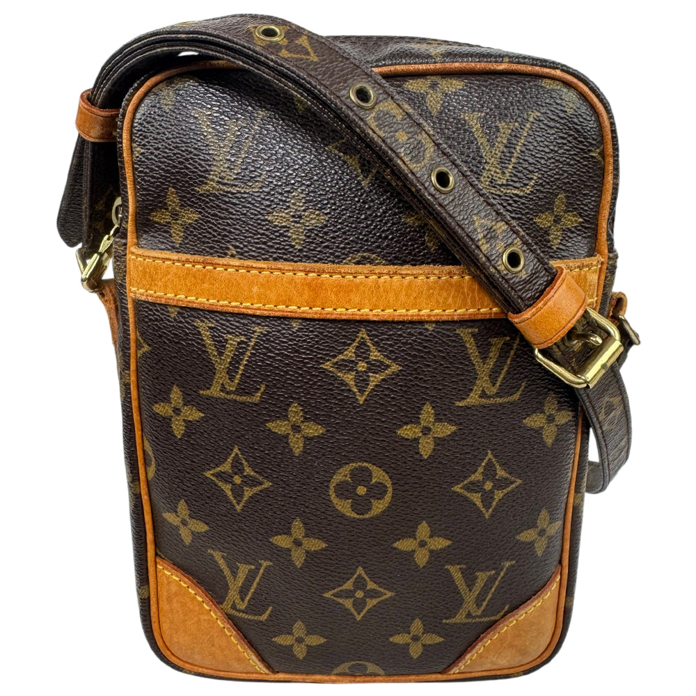 LOUIS VUITTON Danube Brown Monogram Crossbody Bag LHQ1746