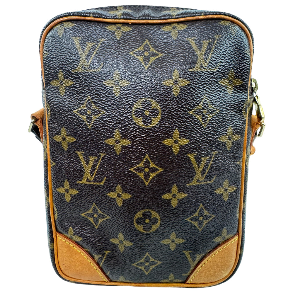 LOUIS VUITTON Danube Brown Monogram Crossbody Bag LHQ1746
